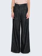 Pantaloni palazzo in denim