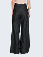 Pantaloni palazzo in denim