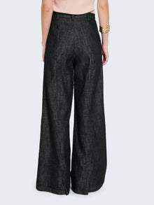 Pantaloni palazzo in denim