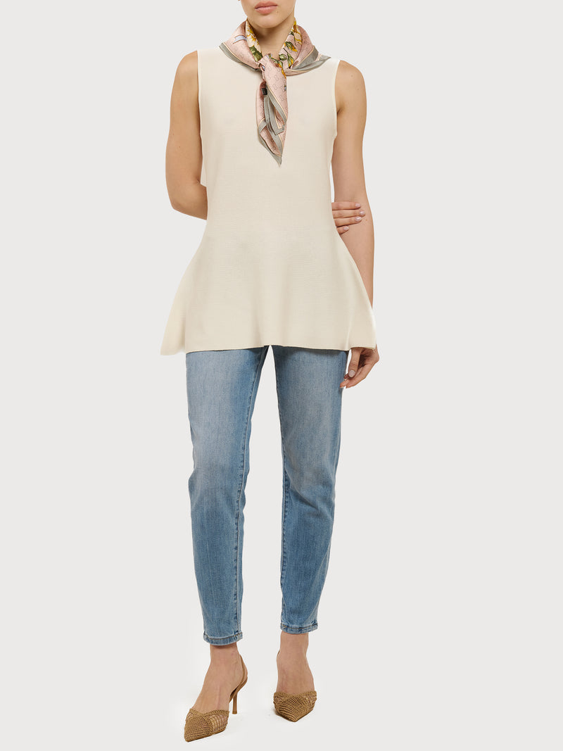 Abito corto in maglia