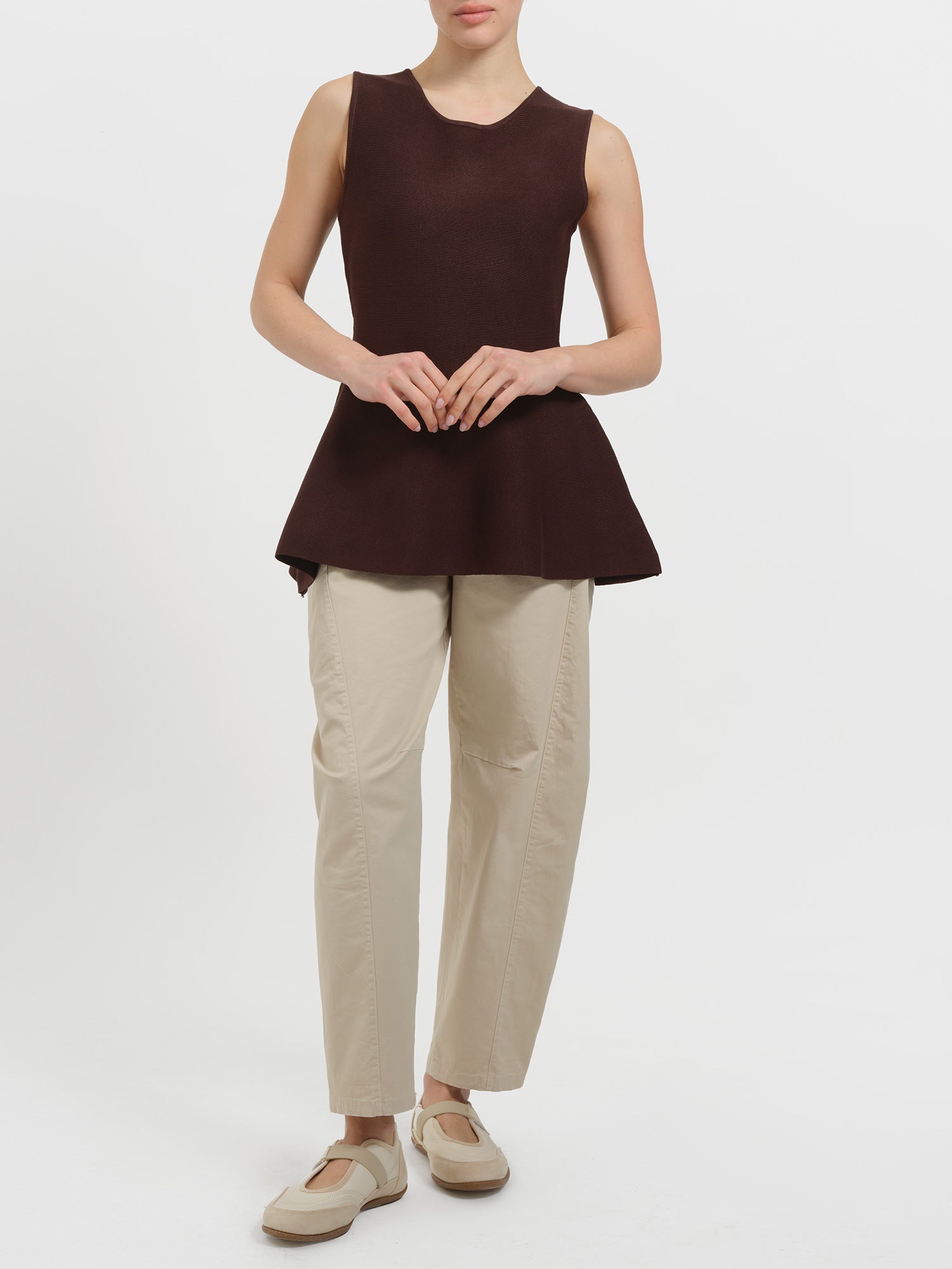 Abito corto in maglia