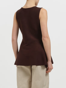 Abito corto in maglia