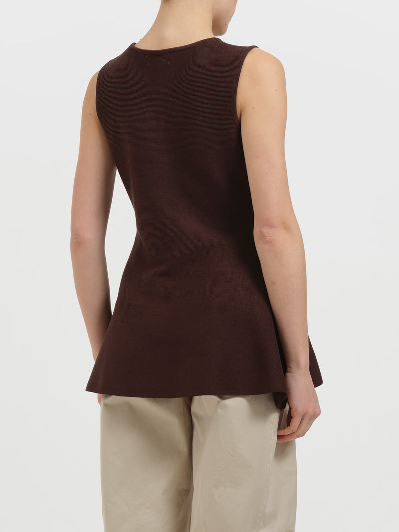 Abito corto in maglia