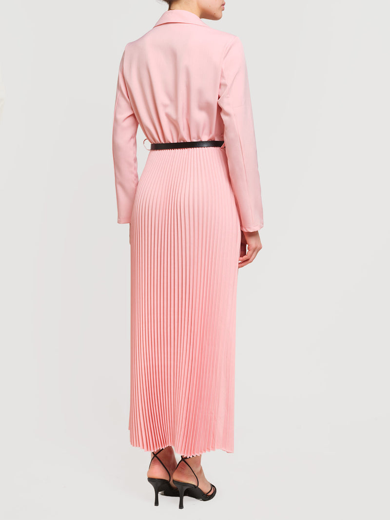 Abito con gonna plissè
