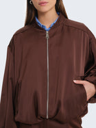 Bomber in raso