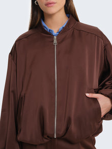 Bomber in raso