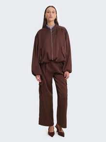 Bomber in raso
