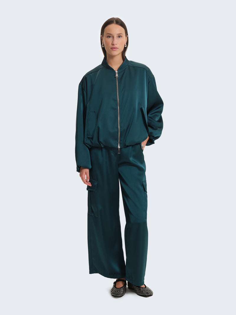Bomber in raso