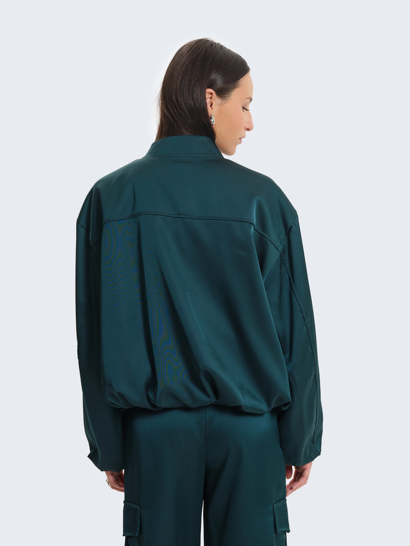 Bomber in raso