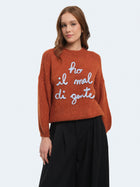 Maglione "ho il mal di gente"