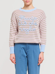 Maglioncino in cotone "Faccio ciò che voglio"