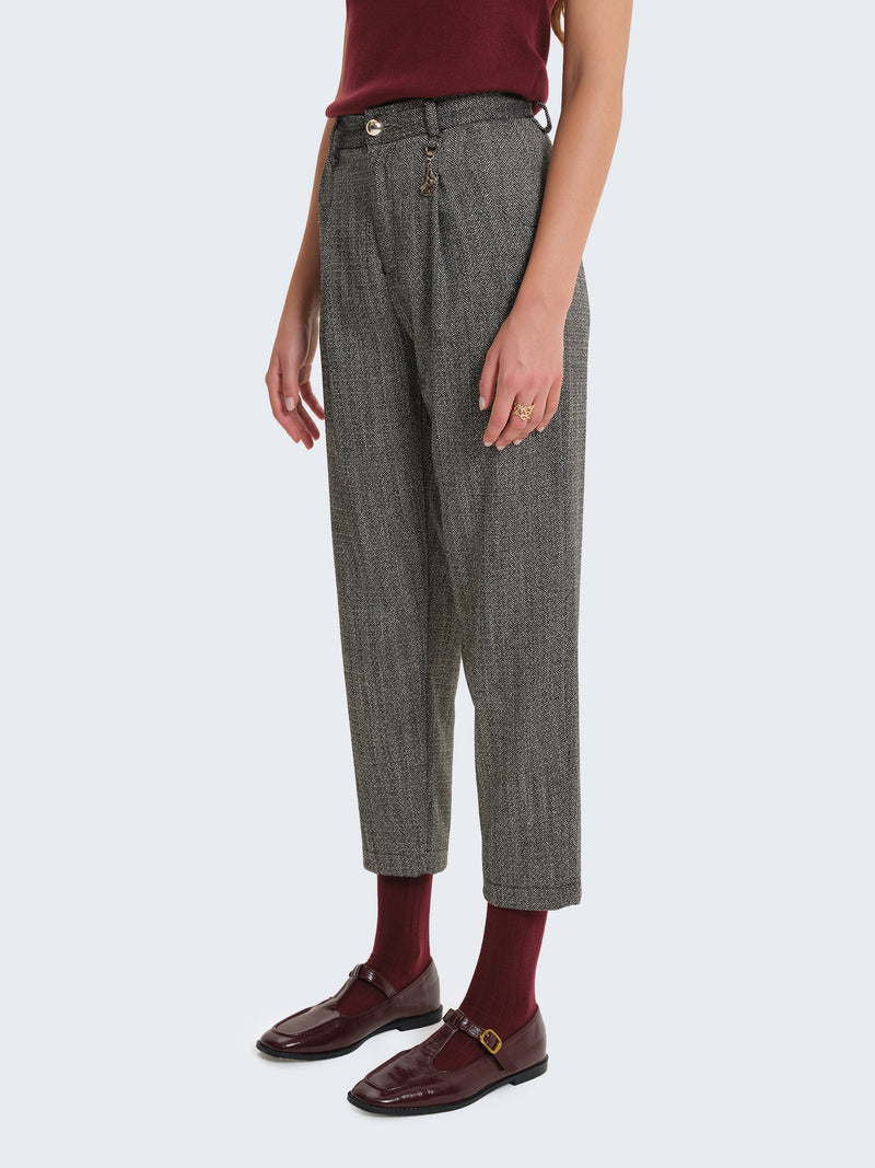 HERRINGBONE PANTS