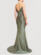 Abito lungo con corpetto