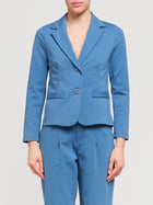 Giacca slim fit punto milano