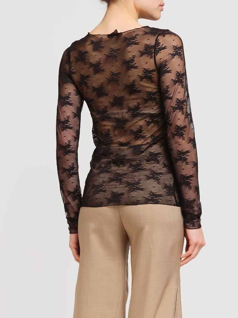 Maglia in pizzo