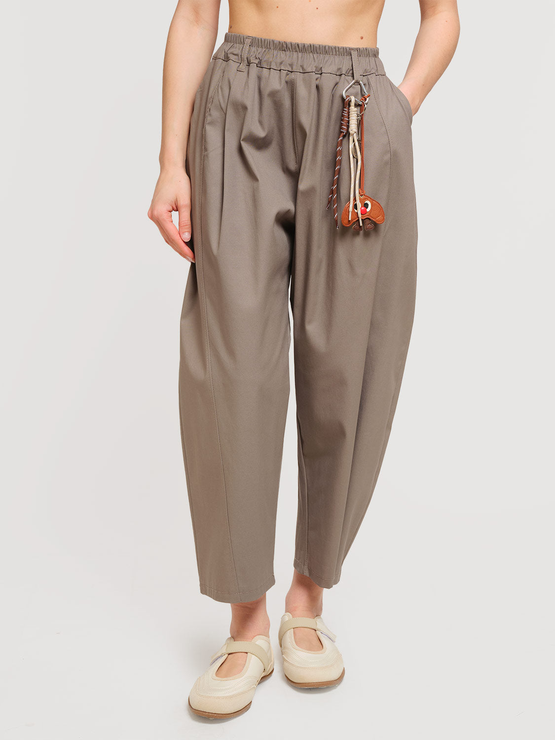 Pantaloni in gabardina