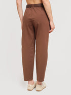 Pantaloni barrel punto milano