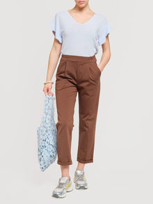 Pantaloni carota punto milano