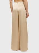 Pantaloni palazzo in raso