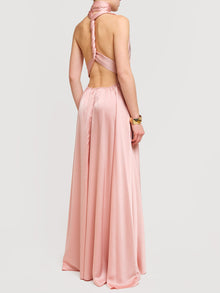 Abito trasformer in raso